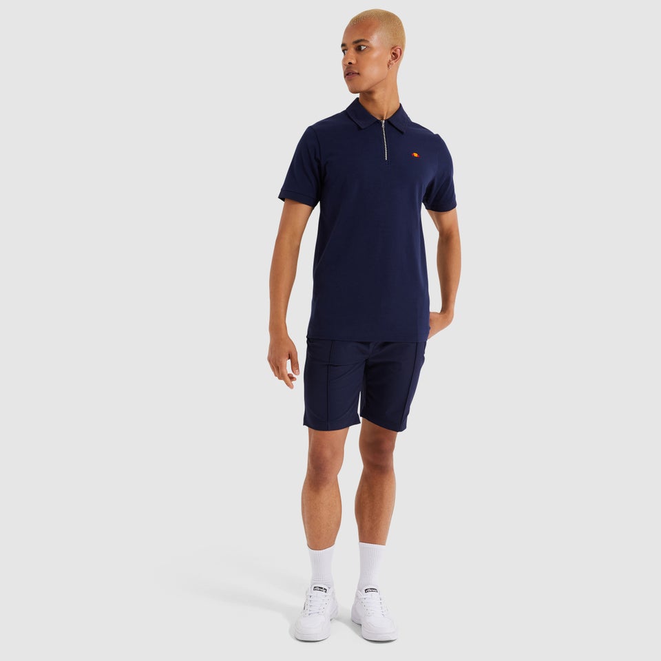Men's Alcantara Polo Shirt Navy