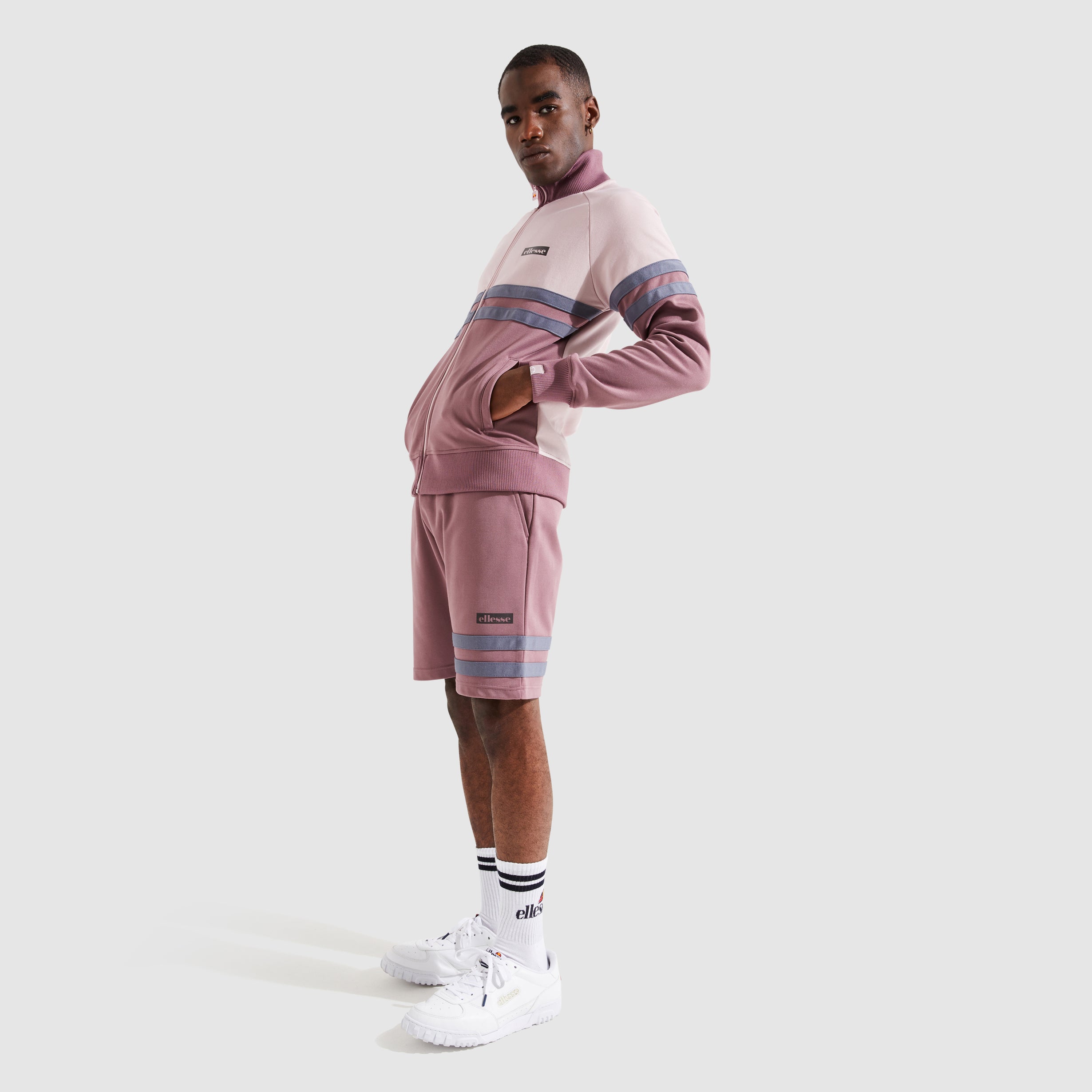 Men's Settimana Track Top Light Pink | ellesse UK