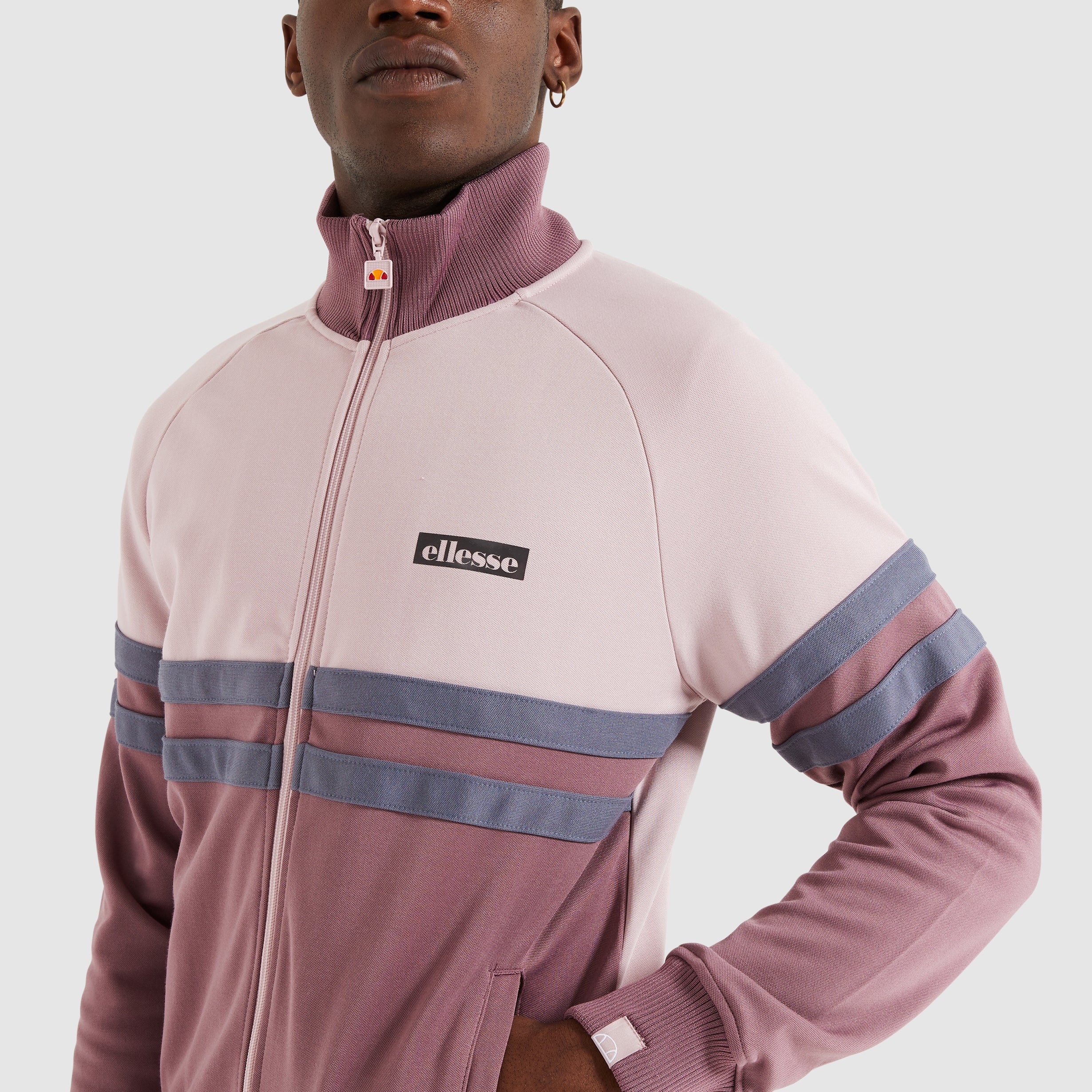 Men's Settimana Track Top Light Pink | ellesse UK