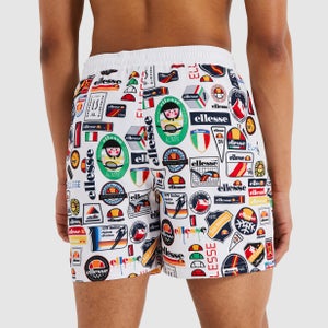 Men's Roulle Swim Shorts White