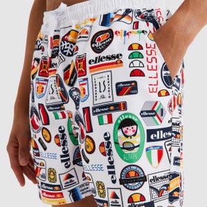 Men's Roulle Swim Shorts White