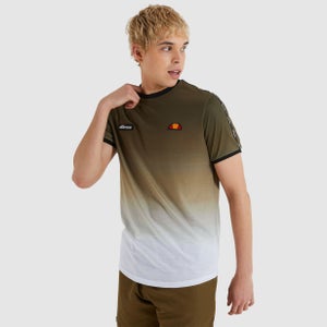 Men's Fedora Fade Tee Khaki/White - XS