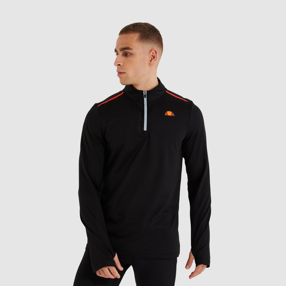 Top mit halbem Reißverschluss Epitome Schwarz für Herren