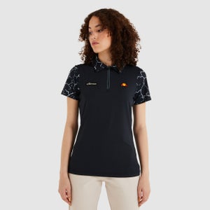 Women's Rique Polo Shirt Black - 6