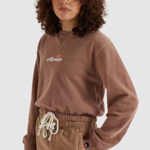 Bauchfreies Sweatshirt Popsy Braun für Damen