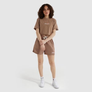 Bauchfreies T-Shirt Celesi Braun für Damen