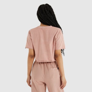 Bauchfreies T-Shirt Celesi Pink für Damen