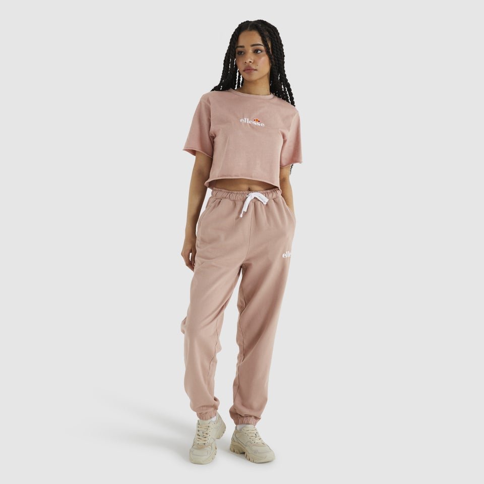 Bauchfreies T-Shirt Celesi Pink für Damen