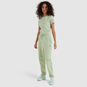 Bauchfreies T-Shirt Dropper Hellgrün für Damen