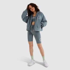 Bauchfreier Kapuzenpulli Parizes Grün für Damen