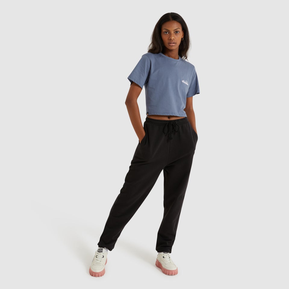 Women's Claudine Cropped Tee Blue
