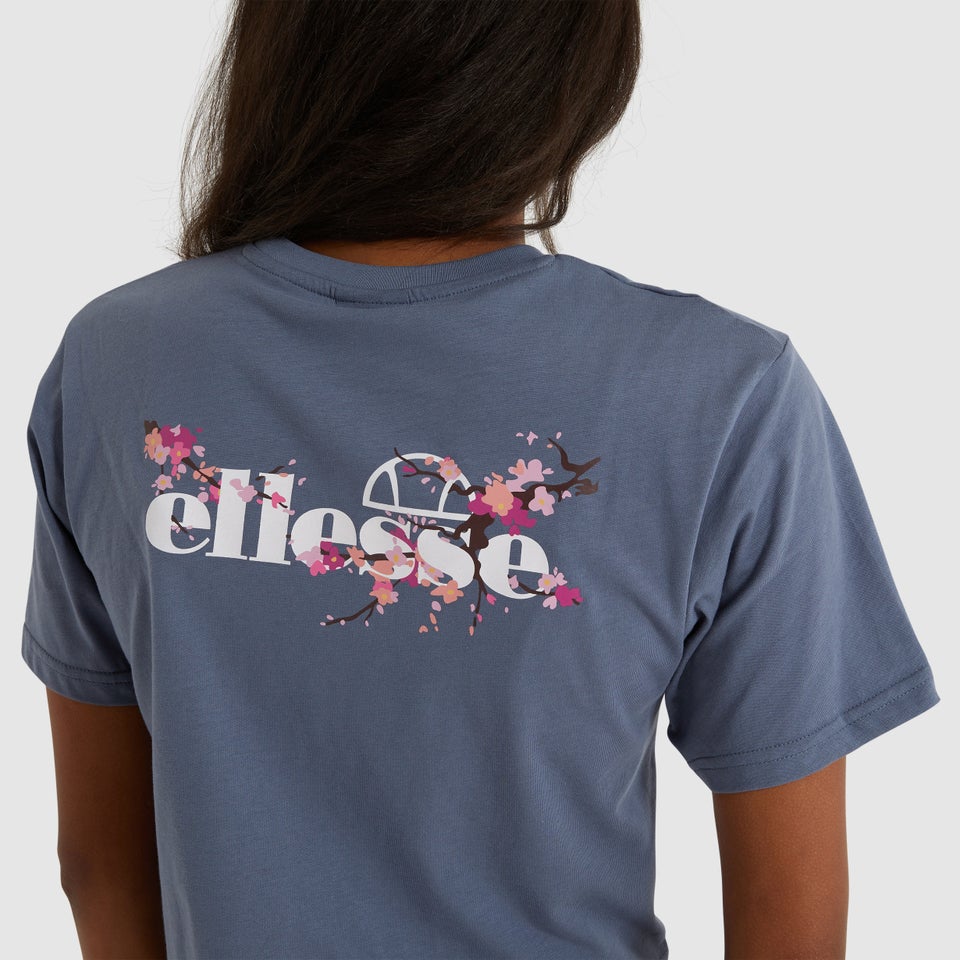 Women's Claudine Cropped Tee Blue