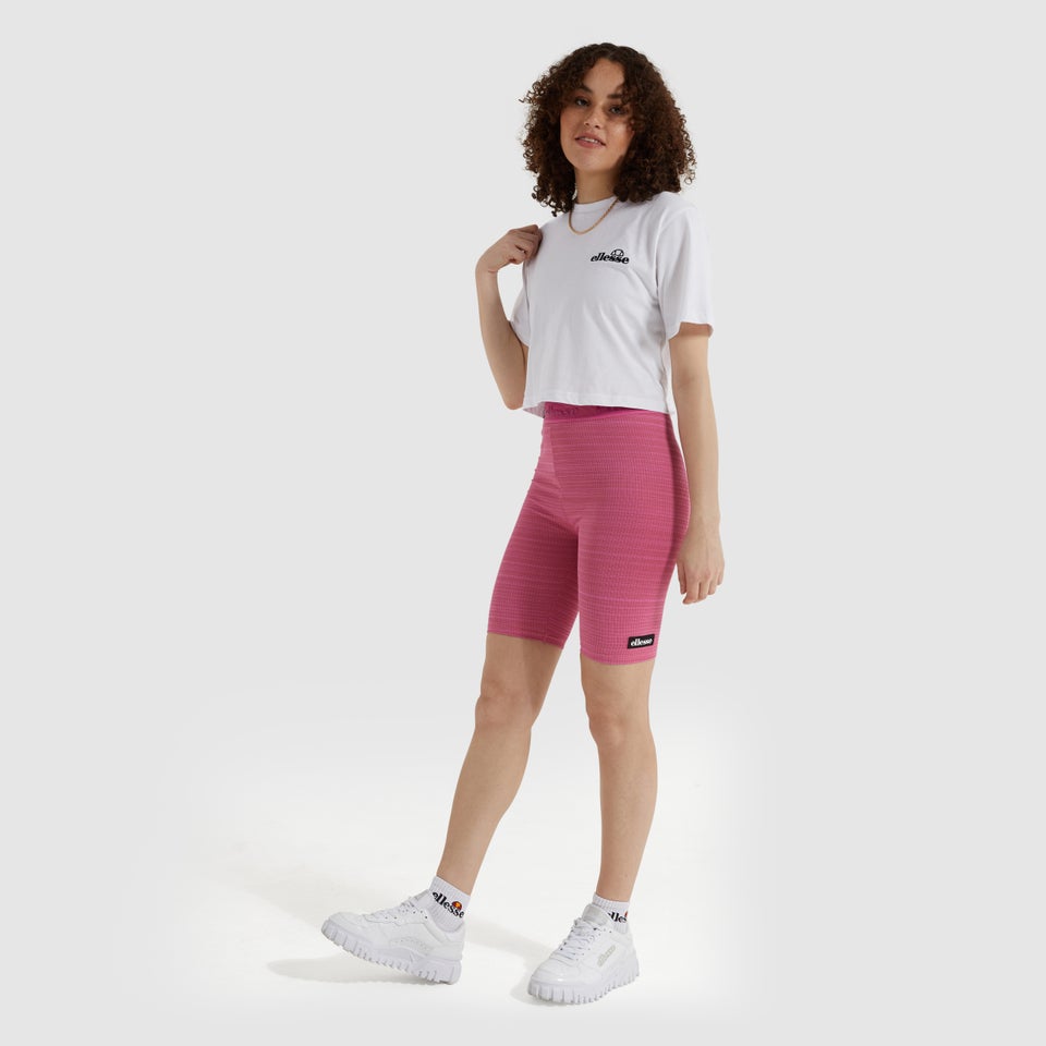 Bauchfreies T-Shirt Claudine Weiß für Damen