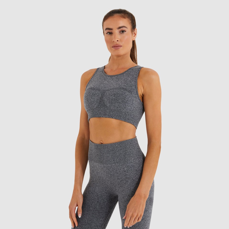 Women's Ablaze Cropped Vest Grey Marl