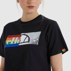Unisex Unicorn Cropped T-Shirt Black