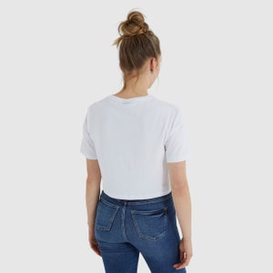 Unisex Unicorn Kurztop Weiß