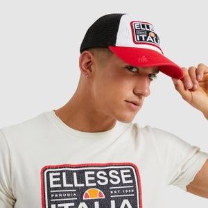 Men's Camion Trucker Cap White/Black - One Size