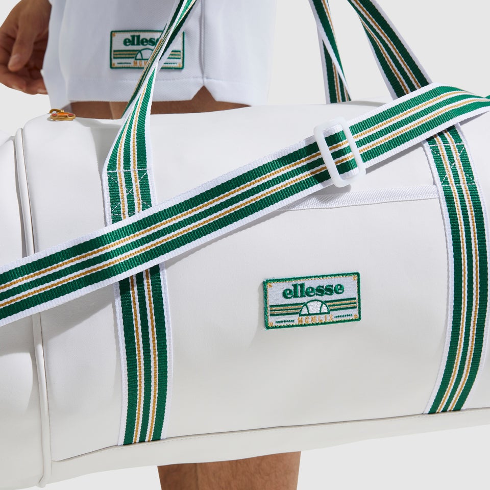 Merlo Barrel Bag White