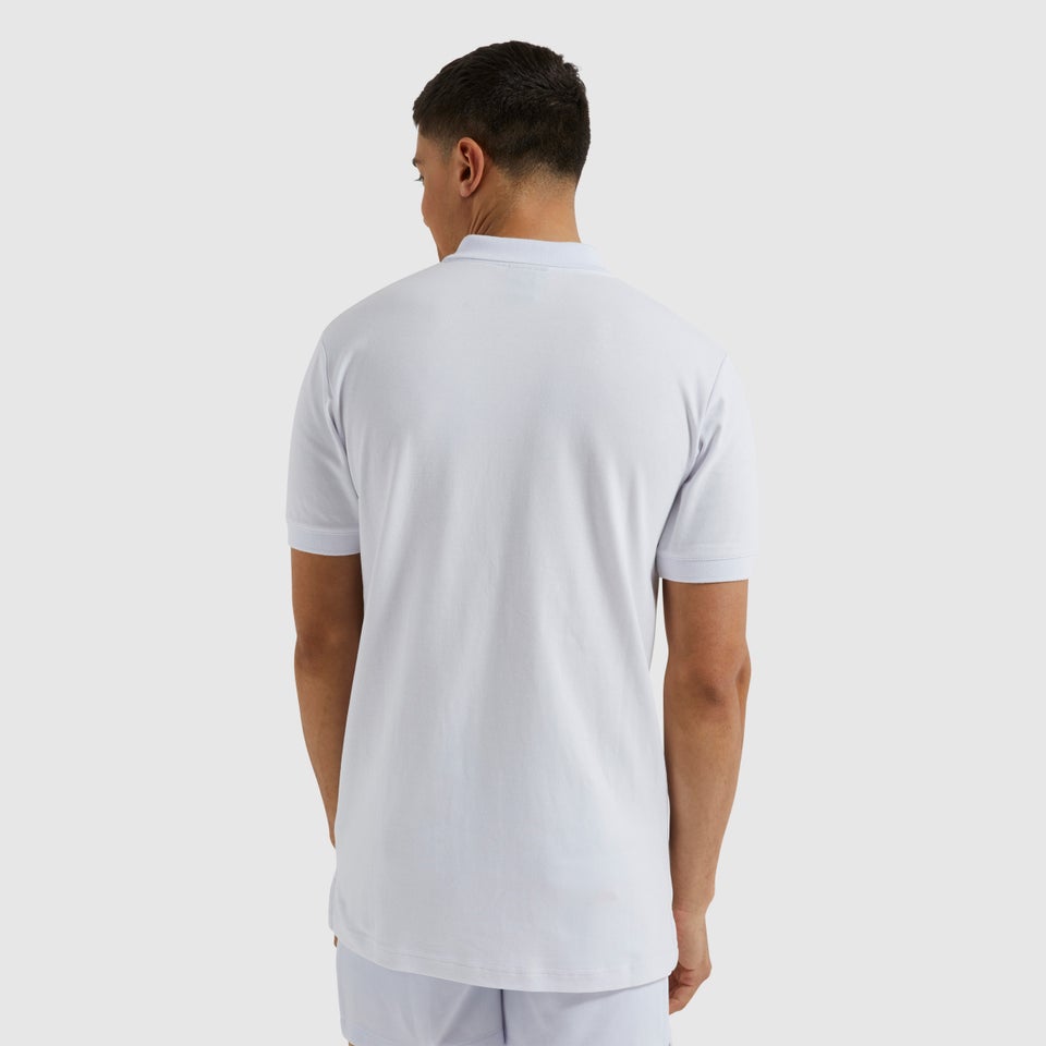 Doppio Polohemd Weiß für Herren