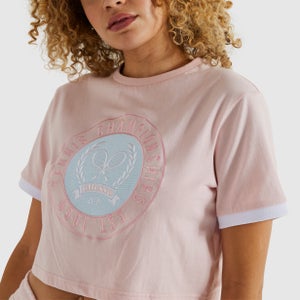 Women's Classio Cropped T-Shirt Pink