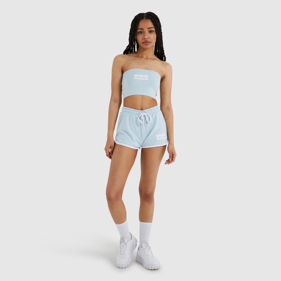 Stampa Shorts Blau für Damen
