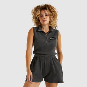 Women's Tessuto Jump Suit Black - 6