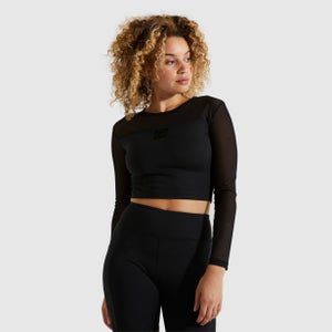 Women's Sticazzi Cropped T-Shirt Black - 6