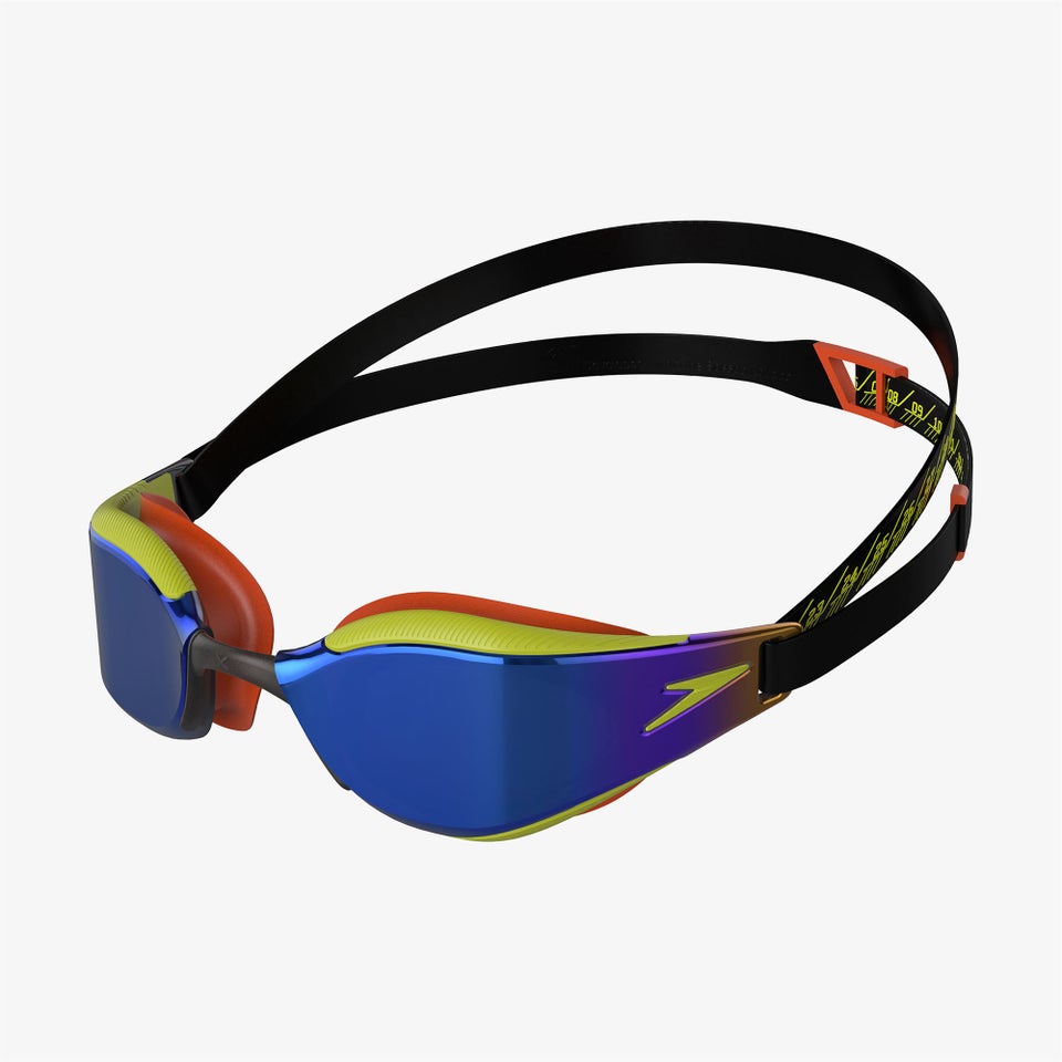 Junior Fastskin Hyper Elite Mirror Goggles Black/Orange