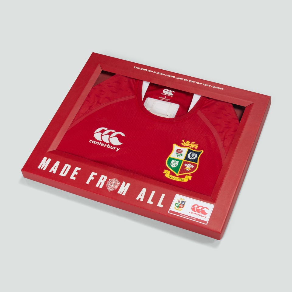 Mens Limited Edition British Irish Lions Test Jersey Red