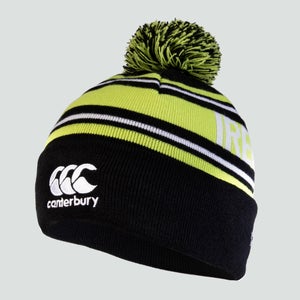 Adult Unisex Ireland Bobble Hat Black