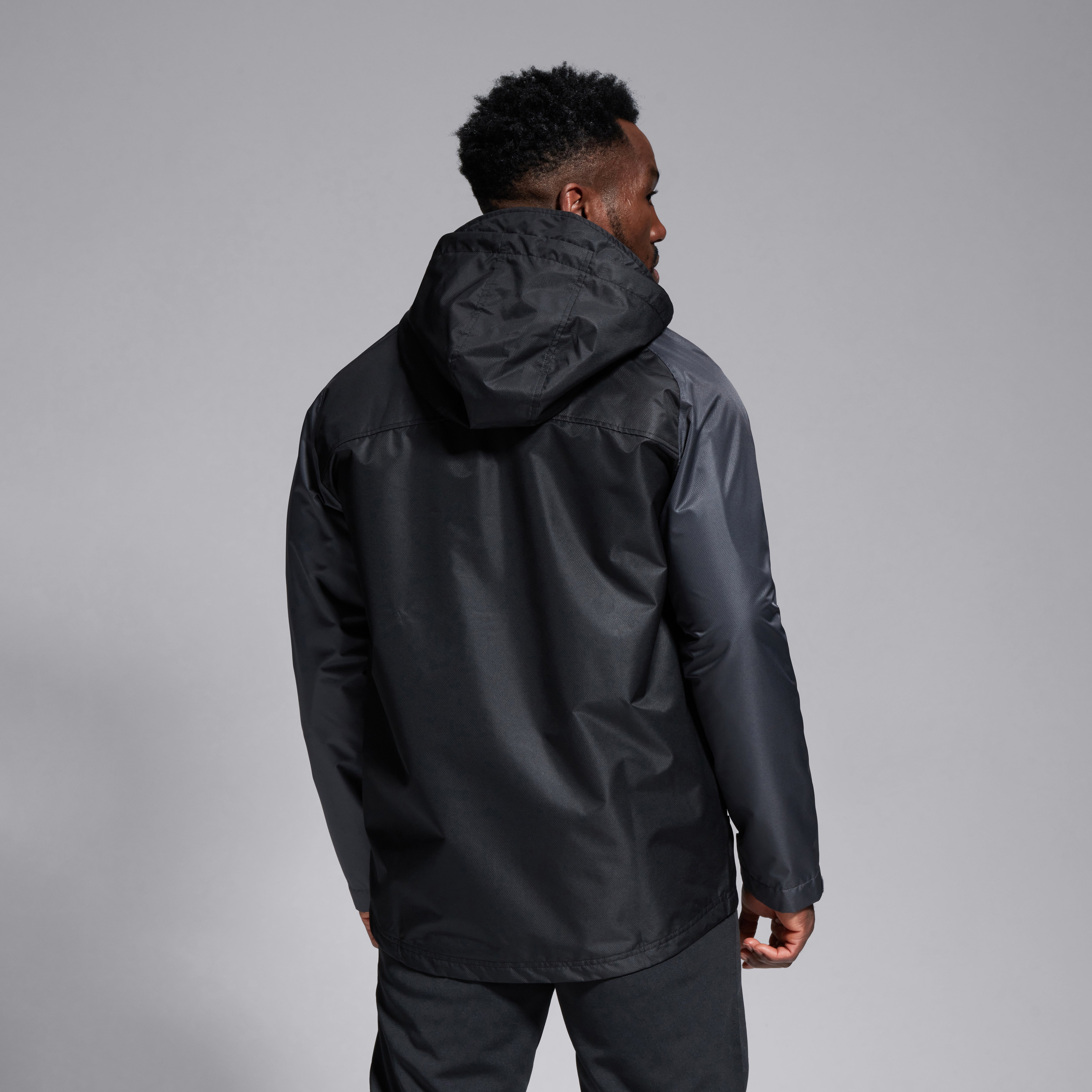Mens Pro II Vaposhield Full Zip Rain Jacket Black | Canterbury