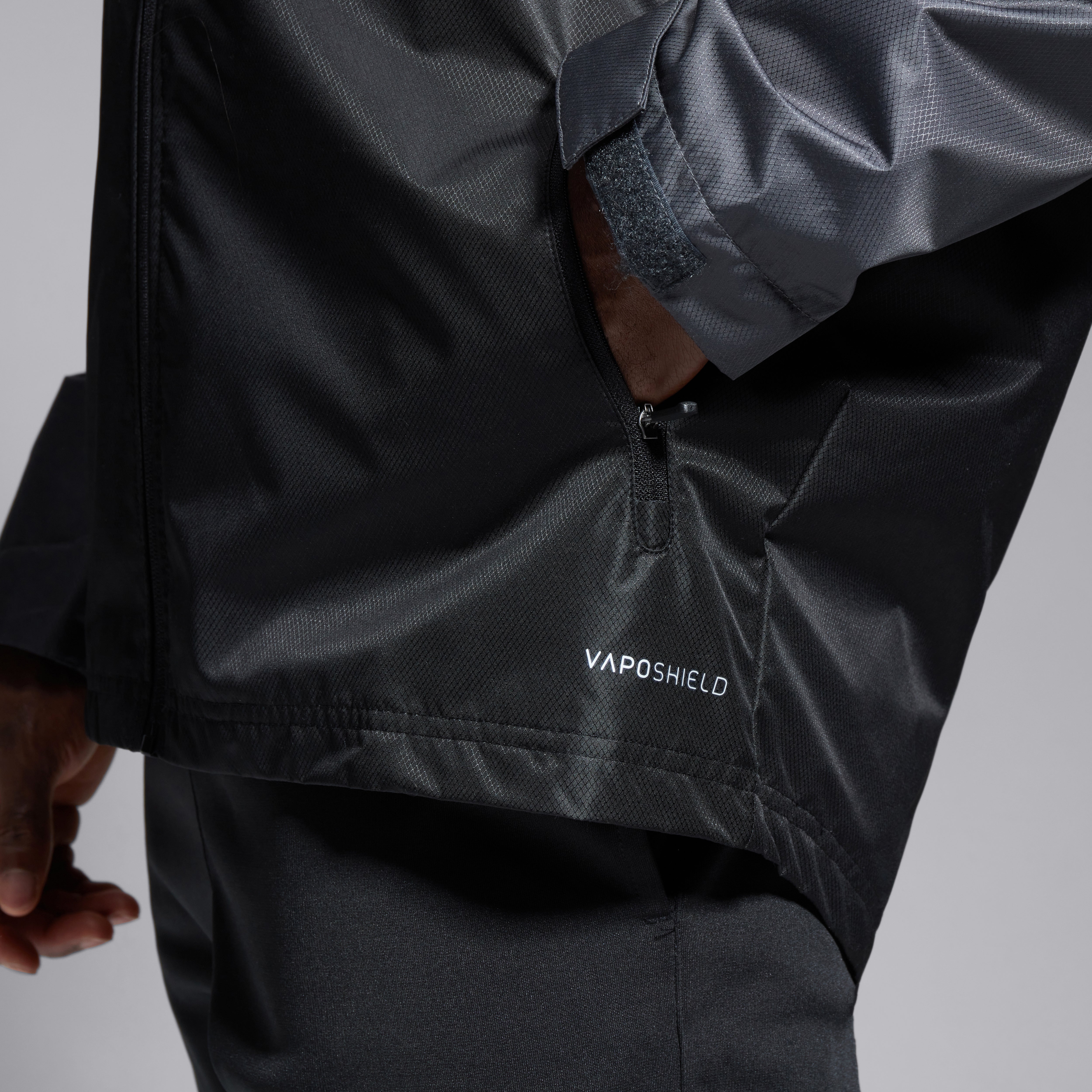 Mens Pro II Vaposhield Full Zip Rain Jacket Black | Canterbury