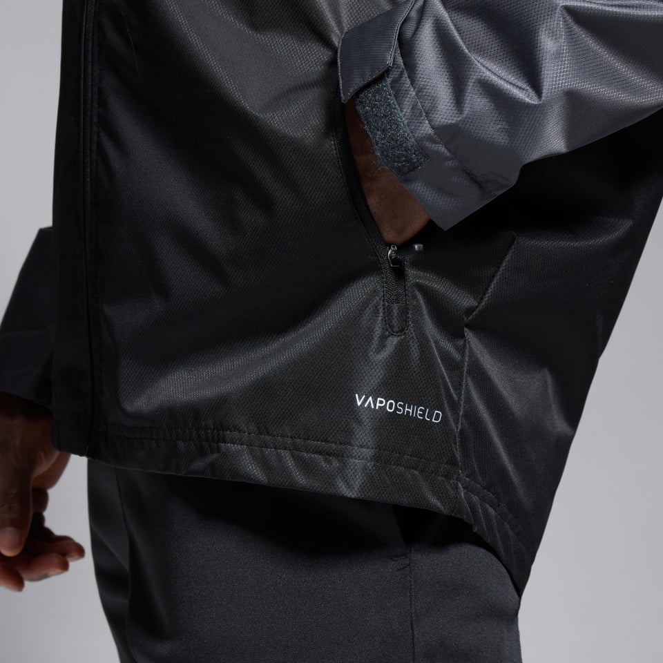 Mens Pro II Vaposhield Full Zip Rain Jacket Black