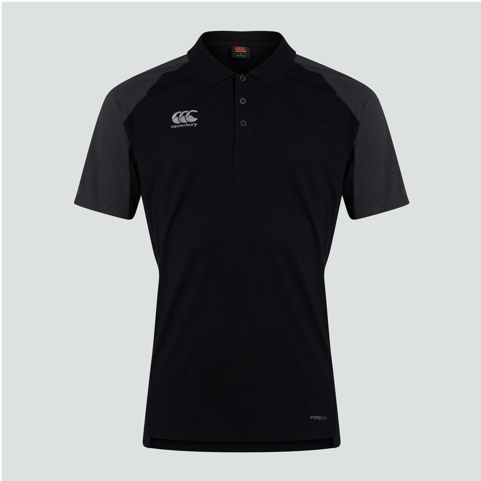 Mens Pro II Performance Cotton Polo Shirt Black