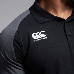 Mens Pro II Performance Cotton Polo Shirt Black