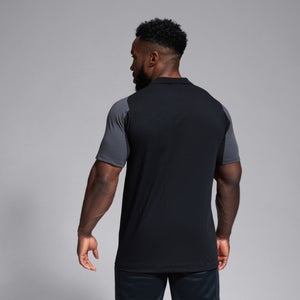 Mens Pro II Performance Cotton Polo Shirt Black