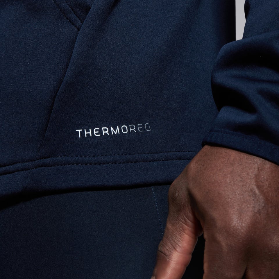 Mens Pro II Thermoreg Overhead Hoody Nay