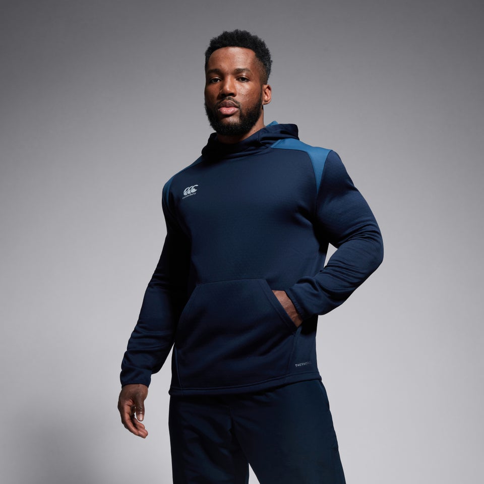 Mens Pro II Thermoreg Overhead Hoody Nay