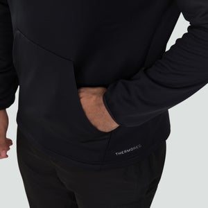 Mens Pro II Thermoreg Overhead Hoody Black