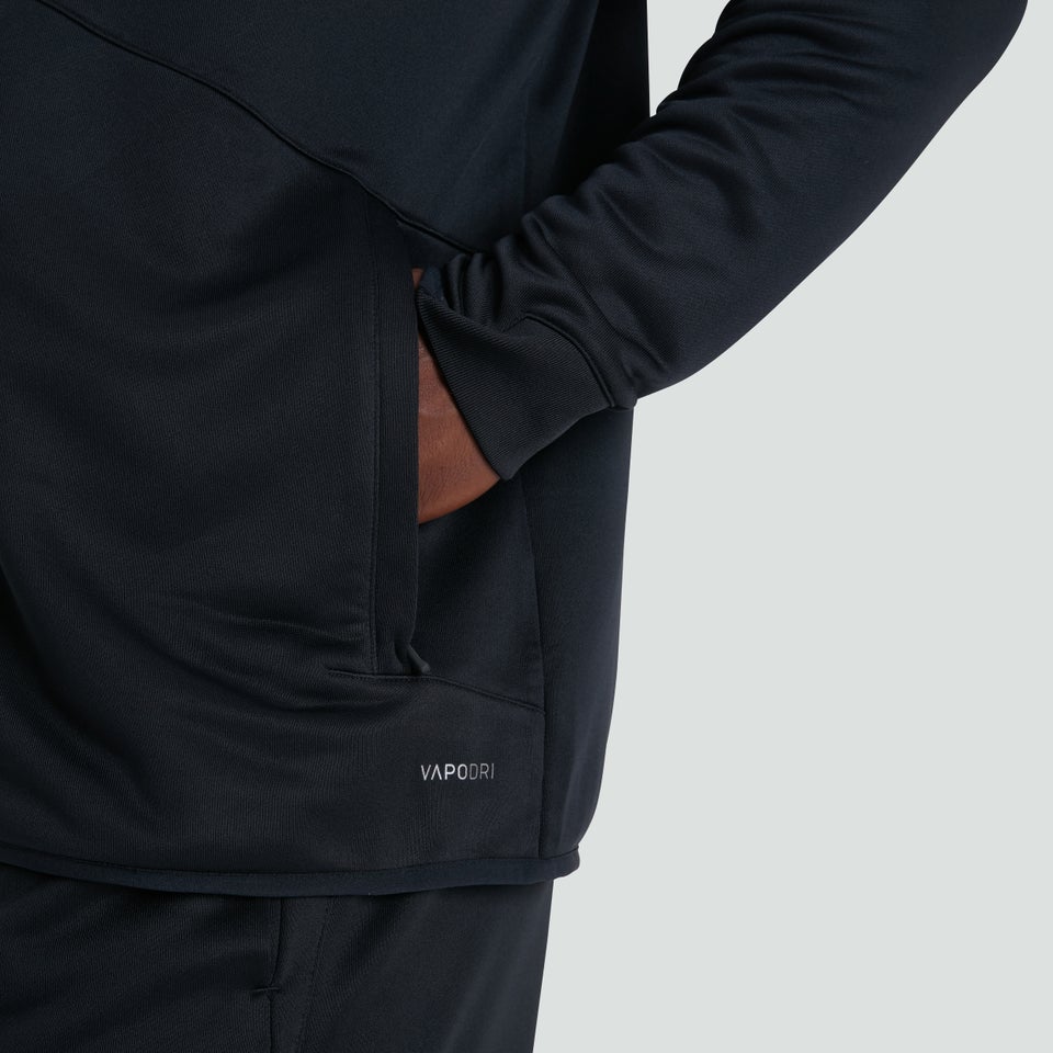 Mens Full Zip Track Jacket Black