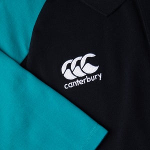 Mens Ireland Pique Polo Shirt Black/Green