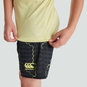 Junior Unisex Vapodri Printed Sleeved Logo Tee Light Green