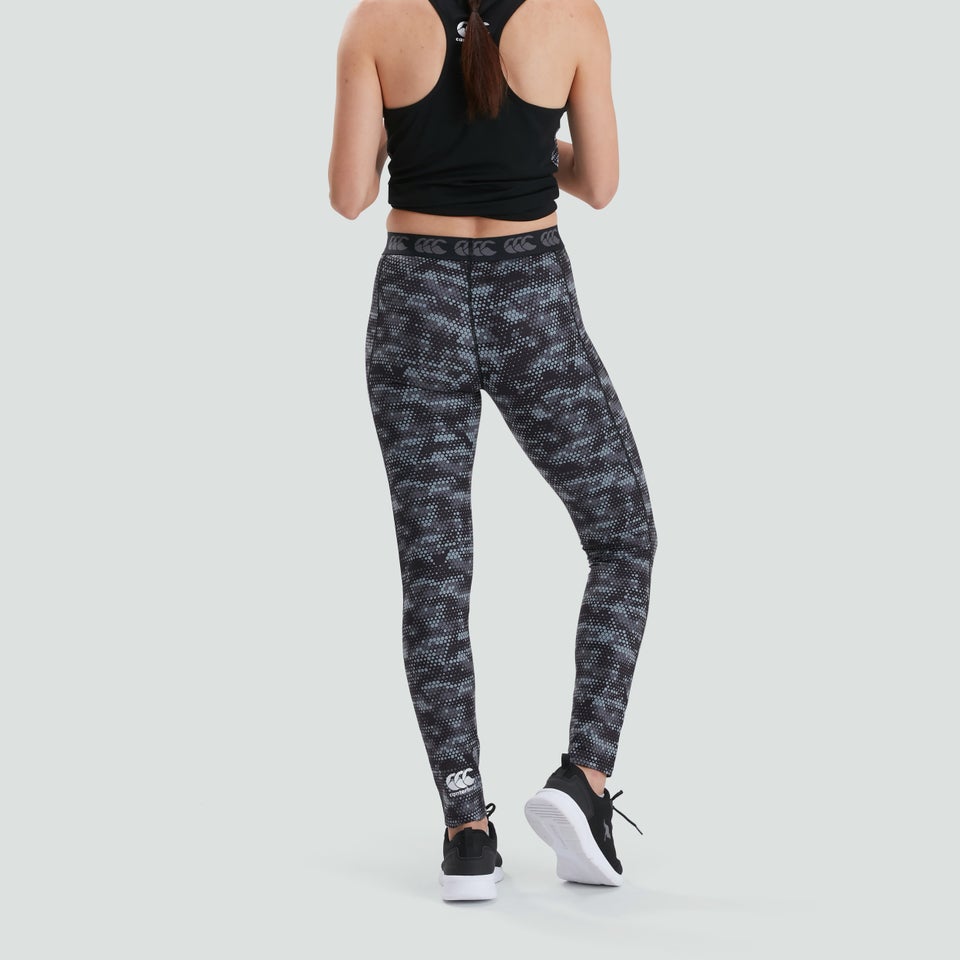 Womens Vapodri Full Leg Tight Grey