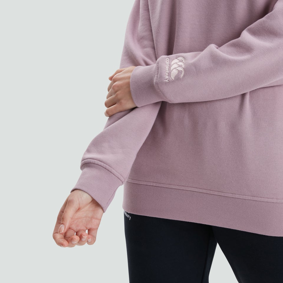 Womens Crewneck Sweatshirt Purple