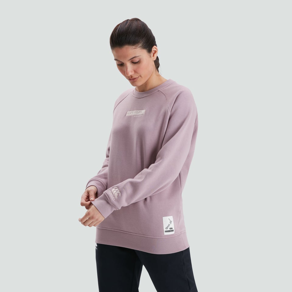 Womens Crewneck Sweatshirt Purple