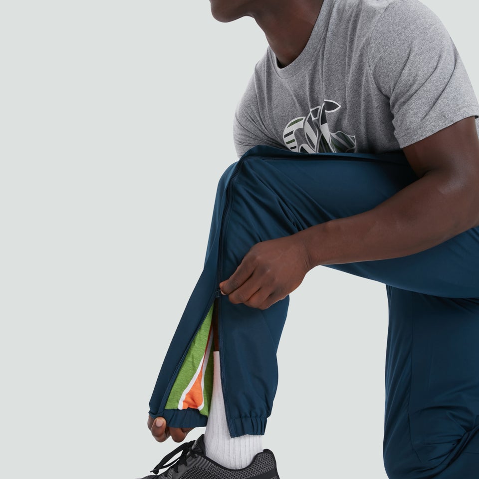 Mens Uglies Tapered Cuff Stadium Pant Blue