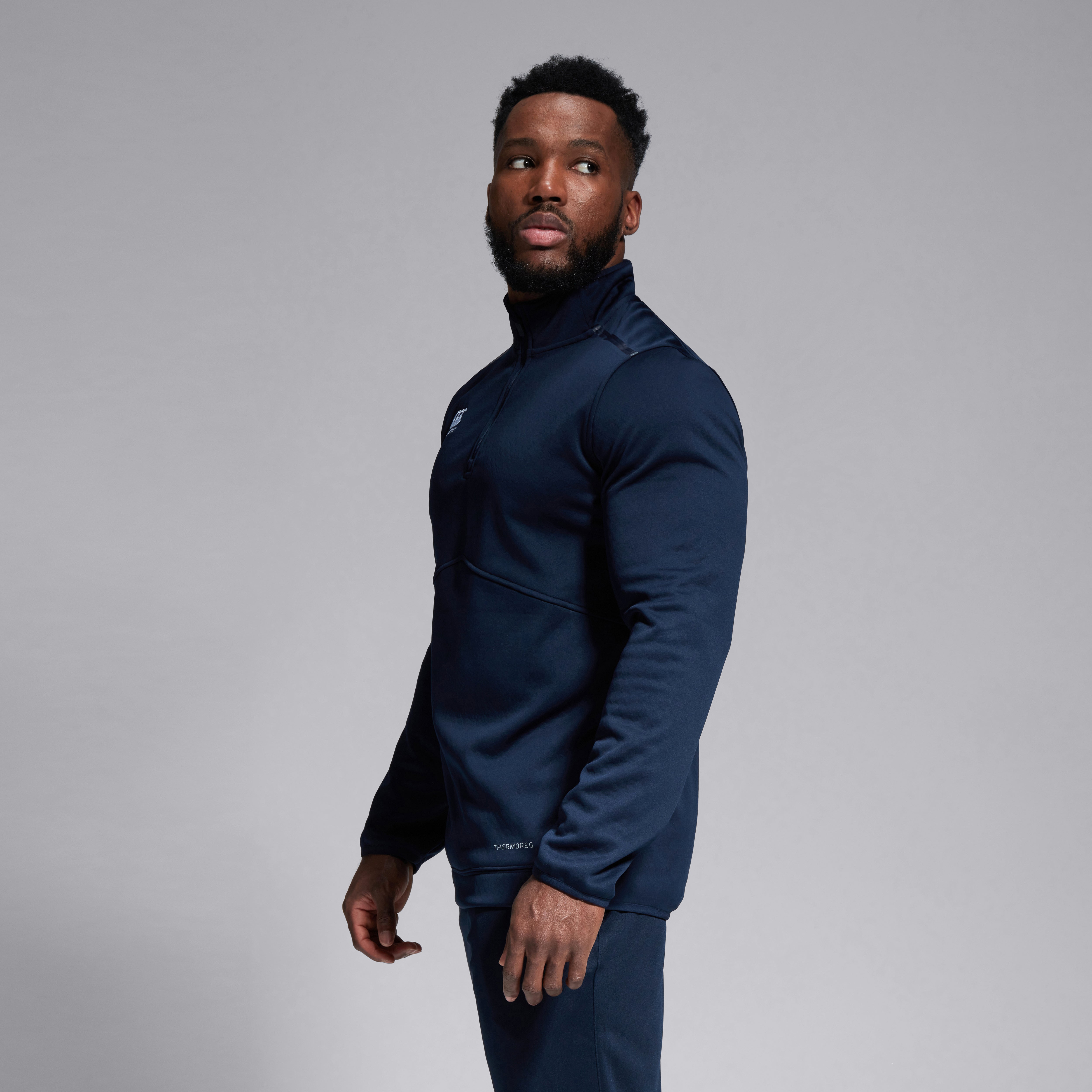 Mens Pro II 1/4 Zip Training Top Navy | Canterbury