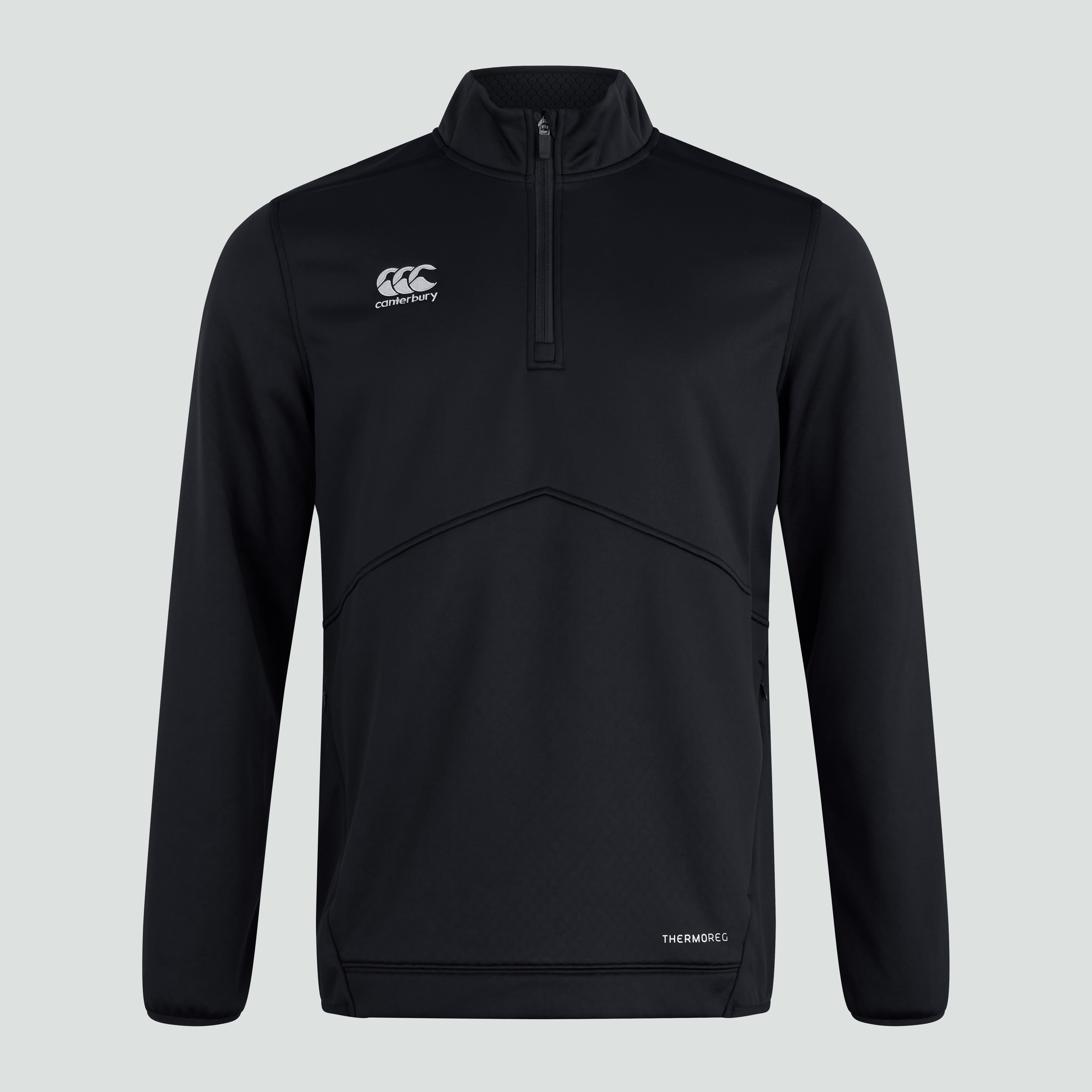 Mens Pro II 1/4 Zip Training Top Black | Canterbury