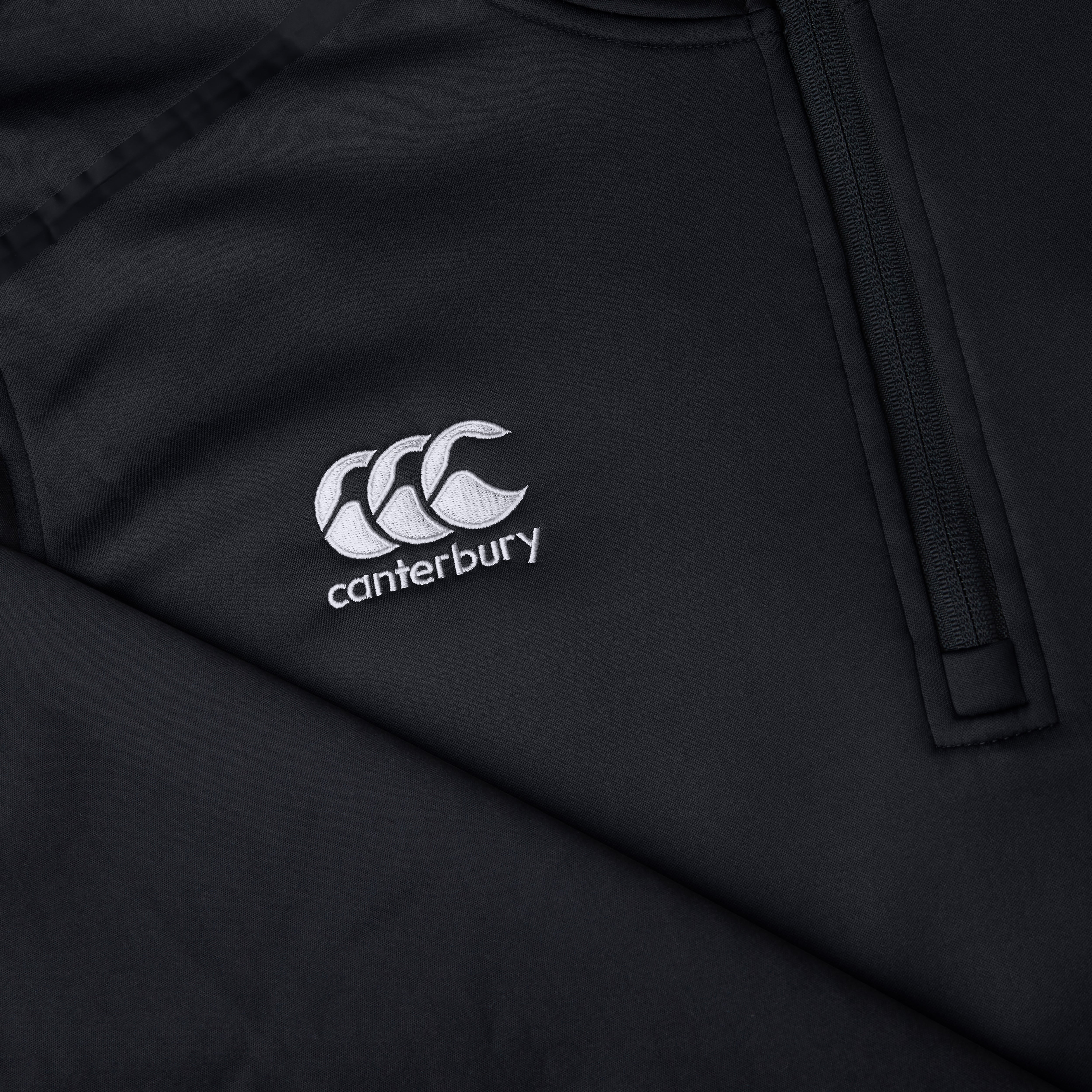 Mens Pro II 1/4 Zip Training Top Black | Canterbury