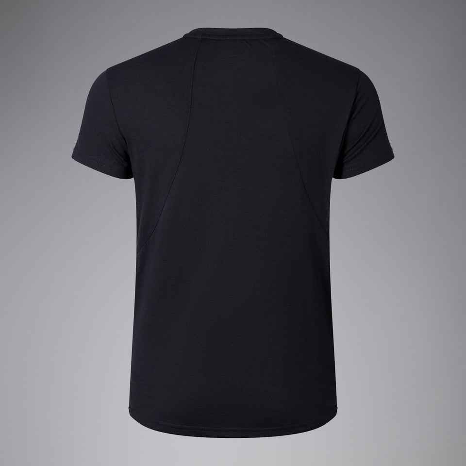 Womens Vapodri Short Sleeved Tempo Tee Black